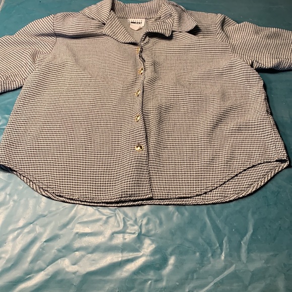 Vintage 2 Piece Short Sleeve Blouse & Midi Skirt Set - Picture 10 of 12